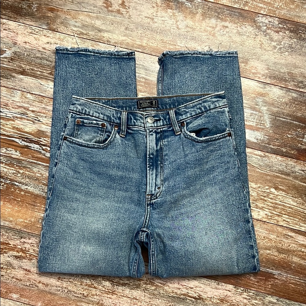 Abercrombie & Fitch High Rise Blue Jeans